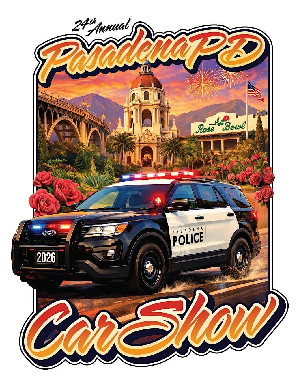 24th Annual Pasadena Police Department Car Show