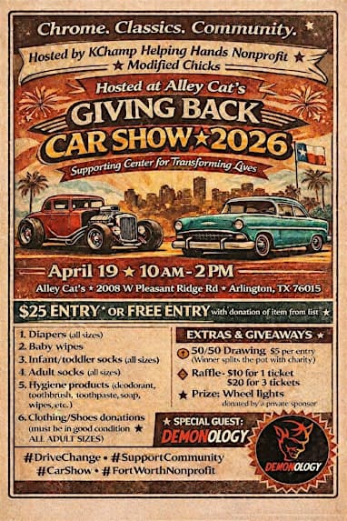 Giving Back Car Show - 2026