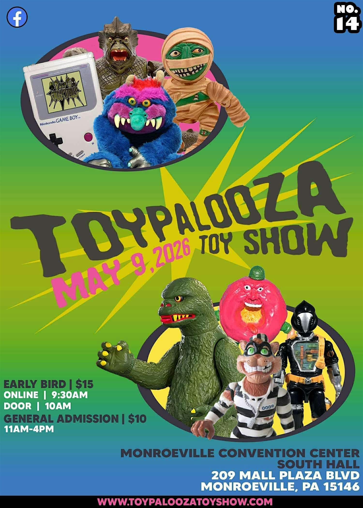 Toypalooza Toy Show - Pittsburgh's Biggest Toy Event (May 2026)