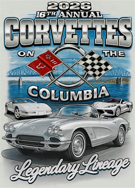 CORVETTES ON THE COLUMBIA - Benefiting the Make-A-Wish Foundation
