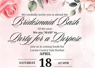 5th Annual ~Party For A Purpose ~ Ladies Night Out Event ~ Bridesmaid Bash