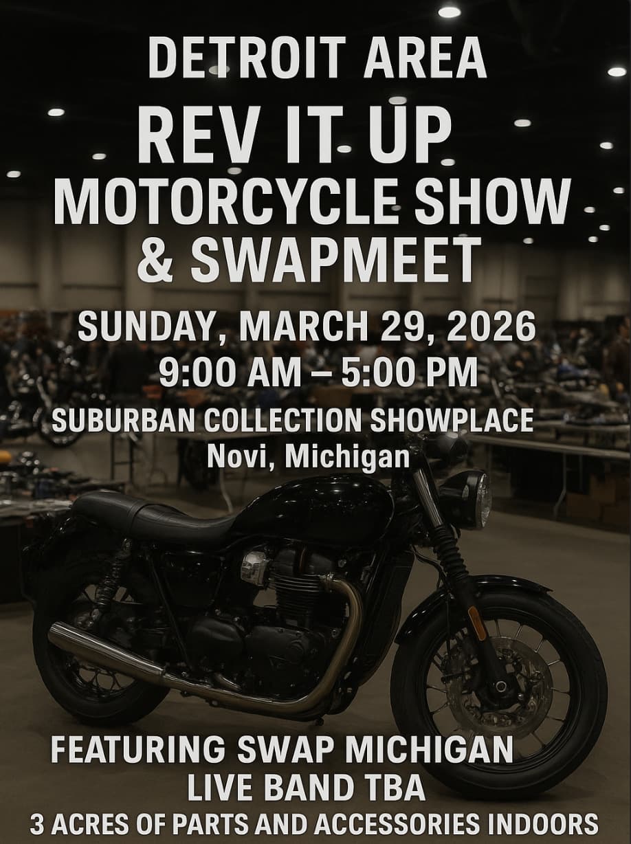 Detroit Area Motorcycle Swap Meet in Novi 2026