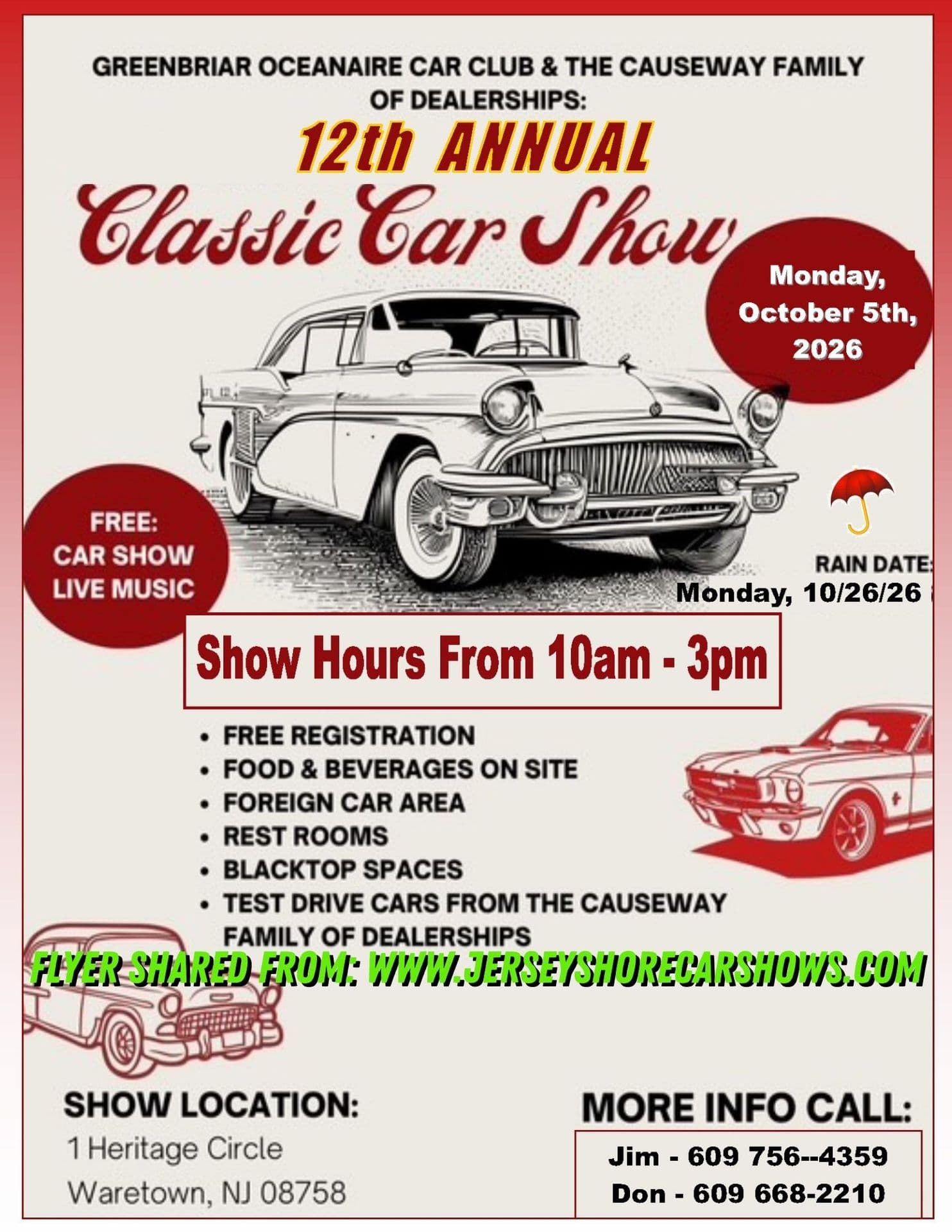 12th Annual Classic Car Show