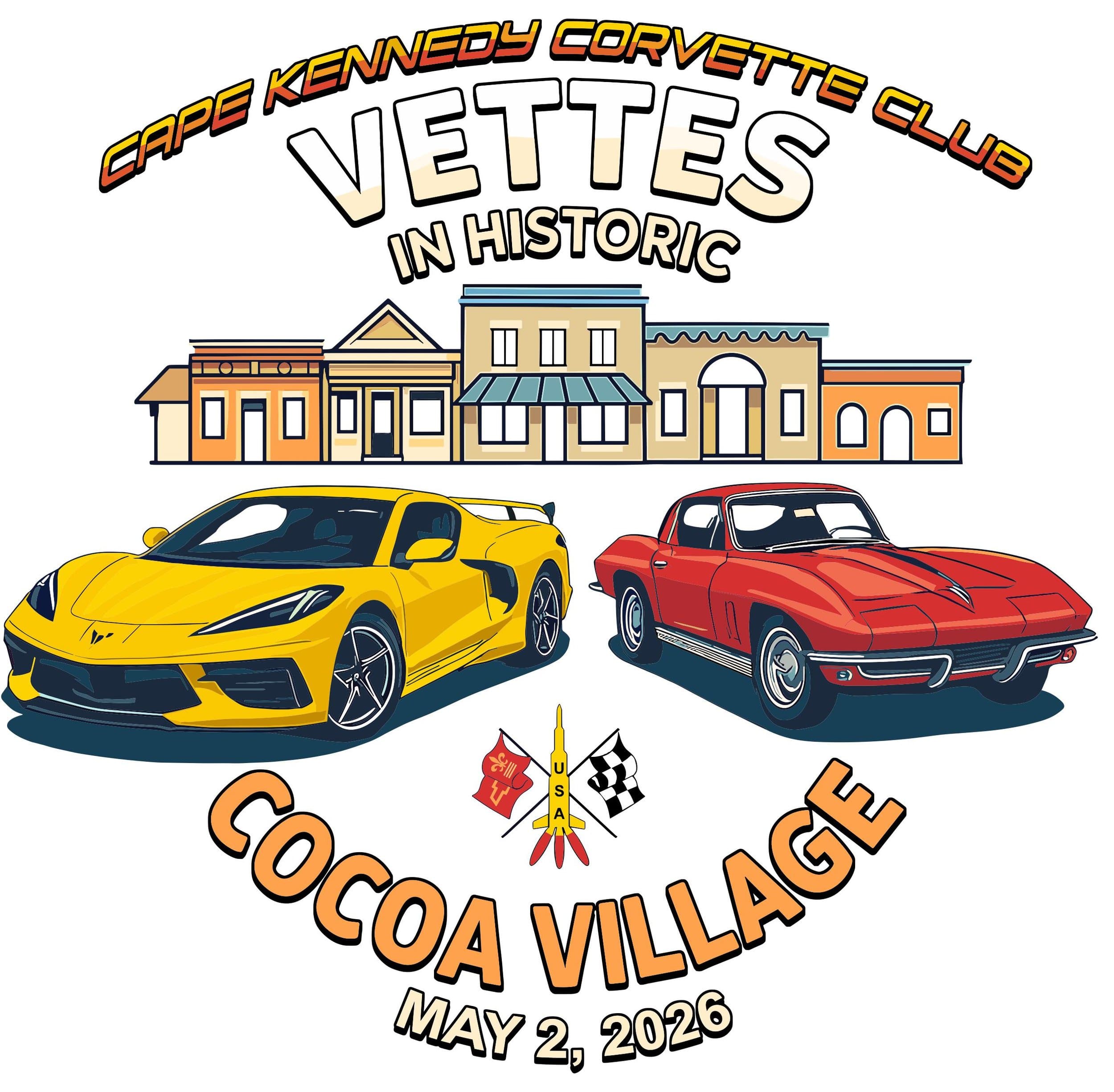 2026 Vettes in Cocoa Village Car Show Registration - Cape Kennedy Corvette Club