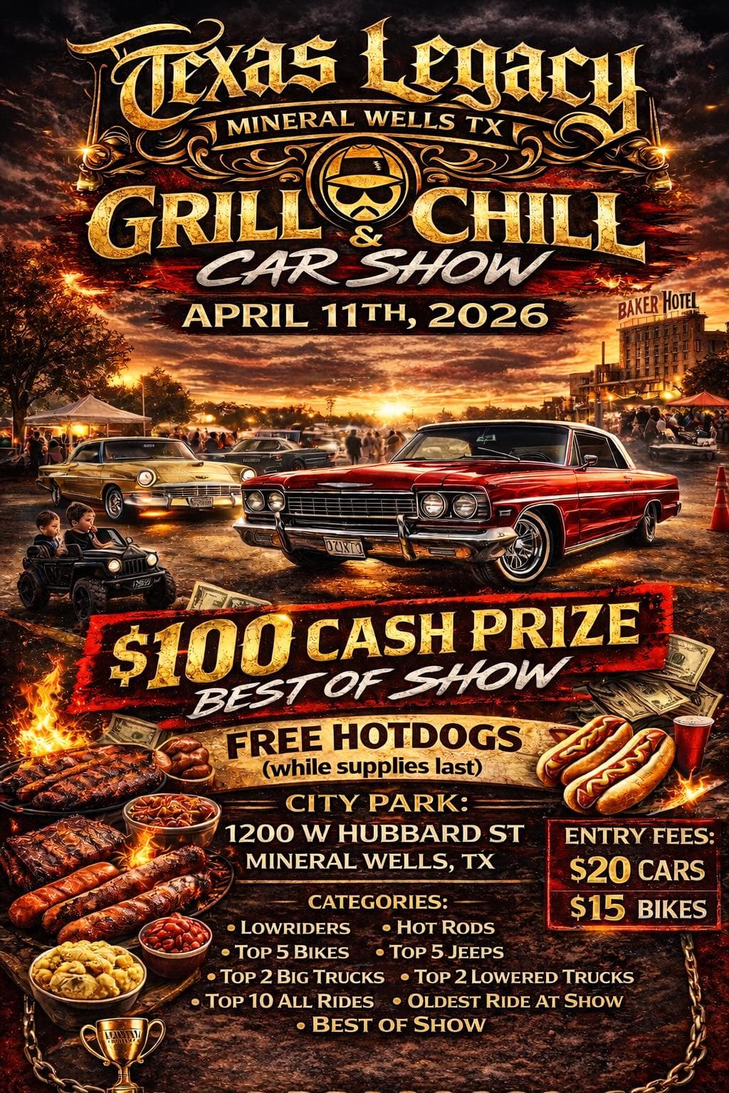 Texas Legacy - Grill & Chill Car Show