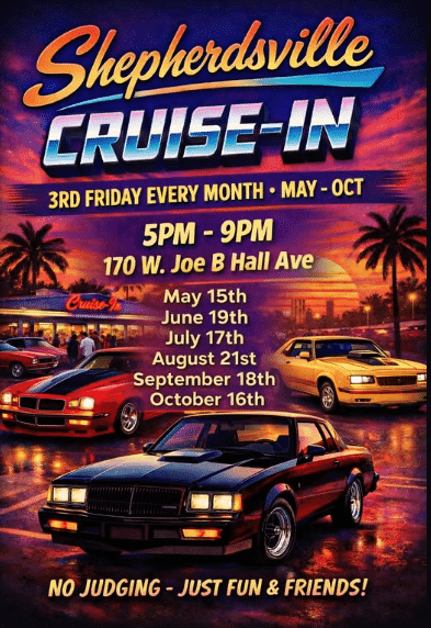 Shepherdsville Monthly Cruise-In