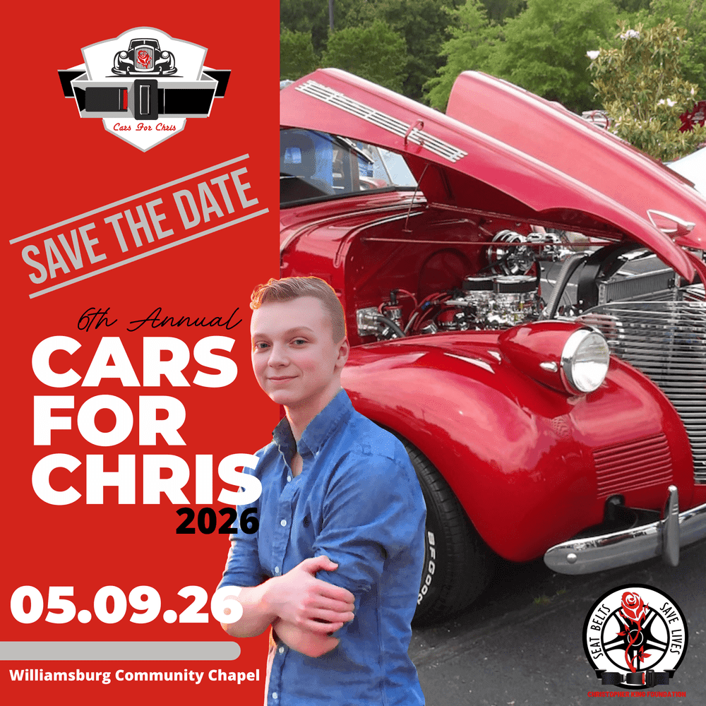 6th Annual Cars For Chris Car Show & Safe Driving Event | May 9th - Car Club Council of Hampton...