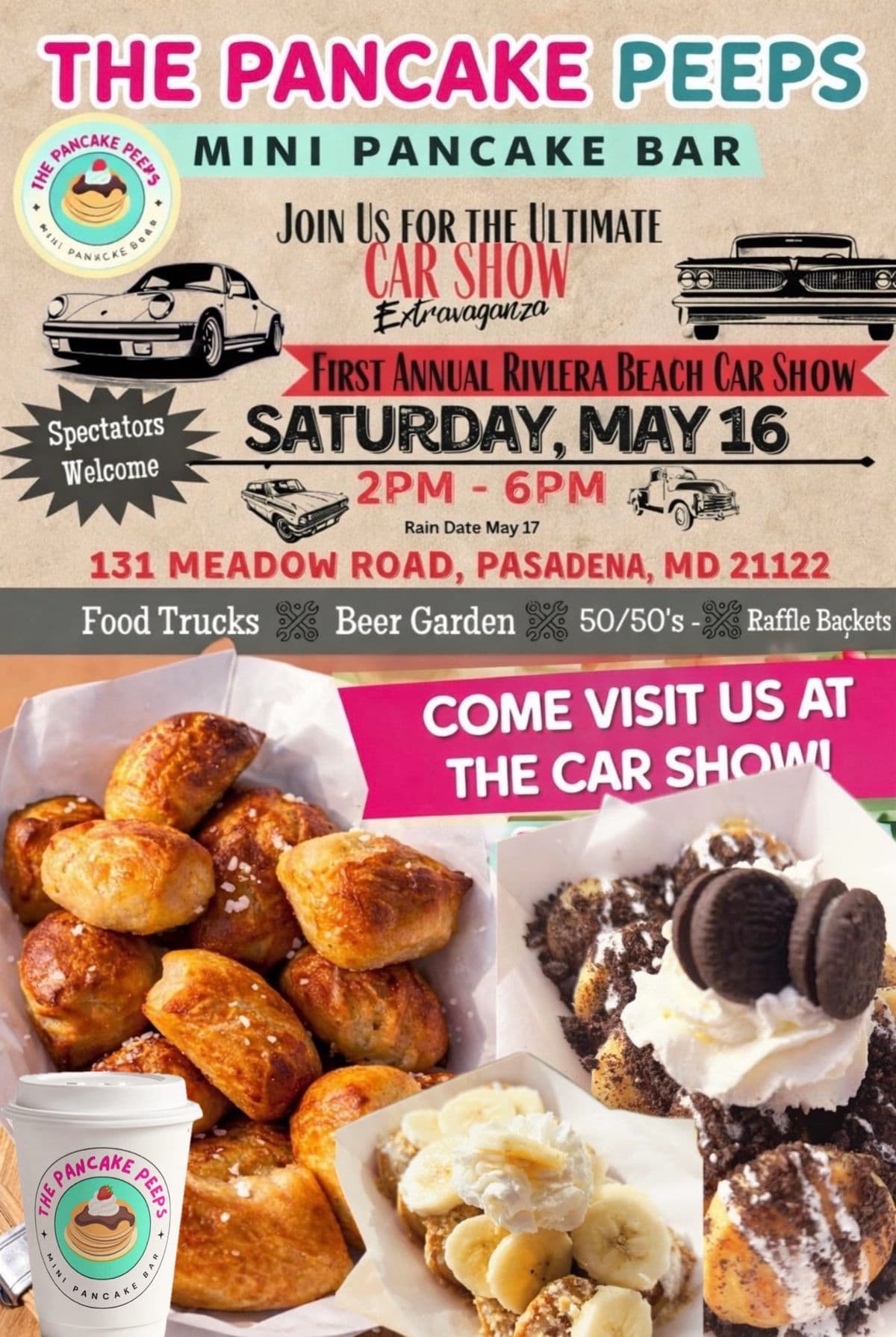 Riviera Beach Car Show w/ THE PANCAKE PEEPS