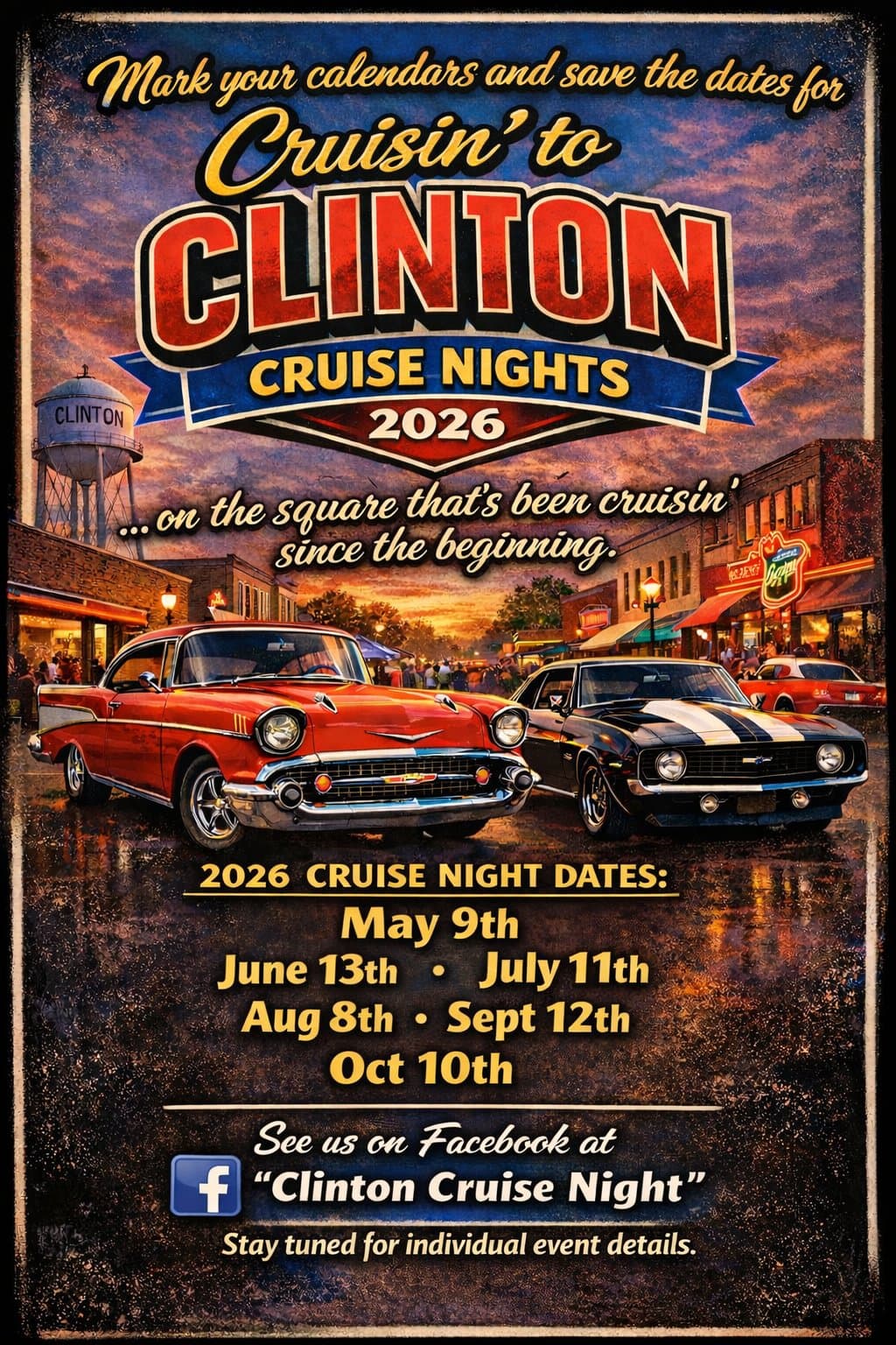 Cruisin to Clinton monthly cruise nights