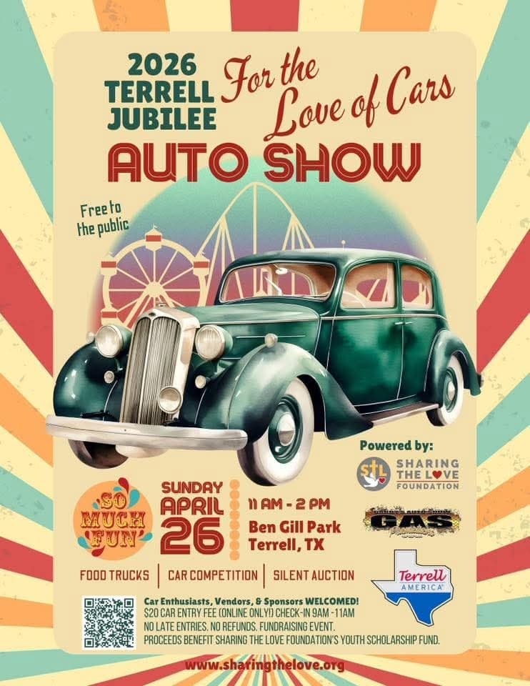 Terrell Jubilee Auto Show For The Love Of Cars