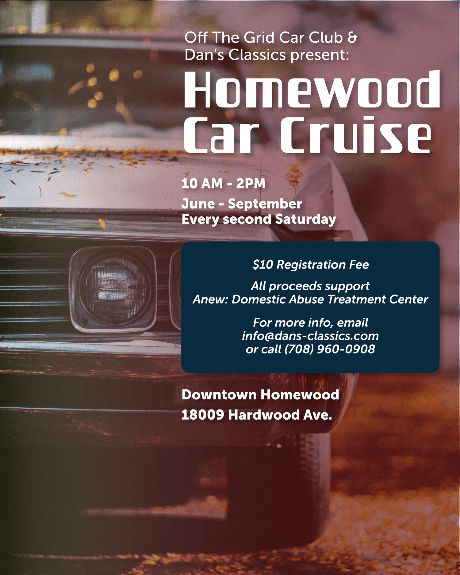 Homewood Car Cruise - OFF THE GRID CAR CLUB