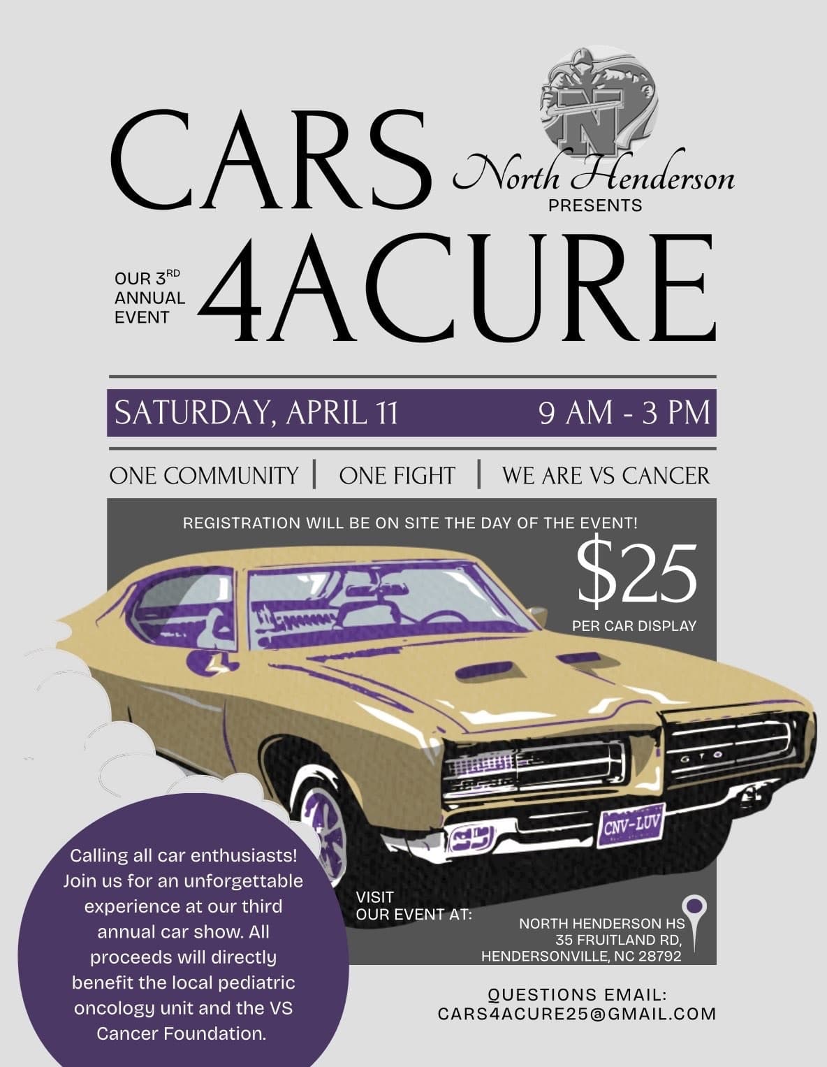 Cars 4 Acure 3rd Annual Event