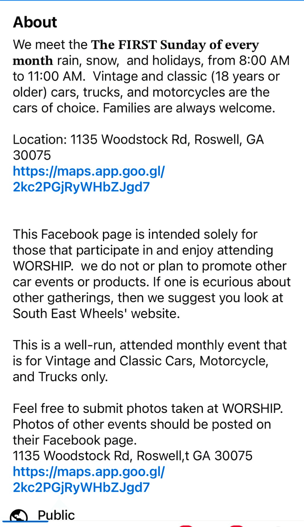 Car show - April 5th, 2026