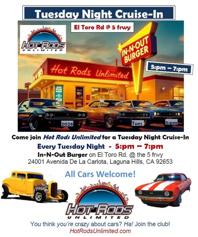 Hot Rods Unlimited -IN-N-OUT BURGER