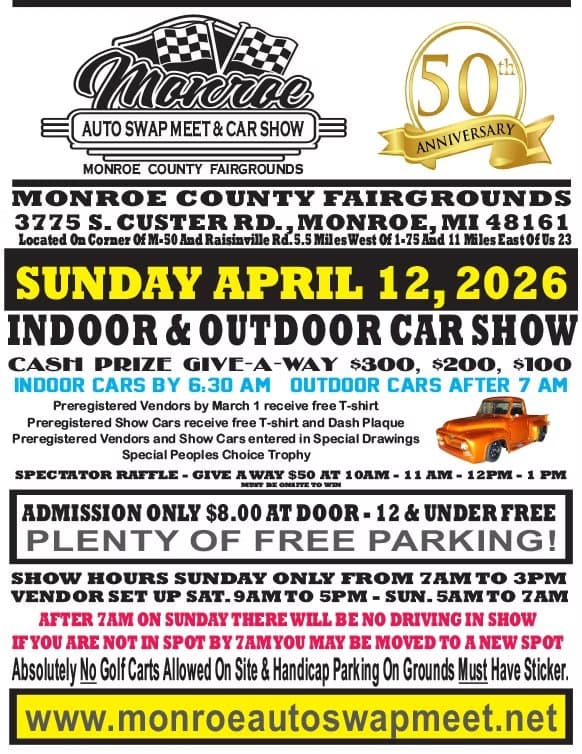 Monroe Auto Swap Meet Spring