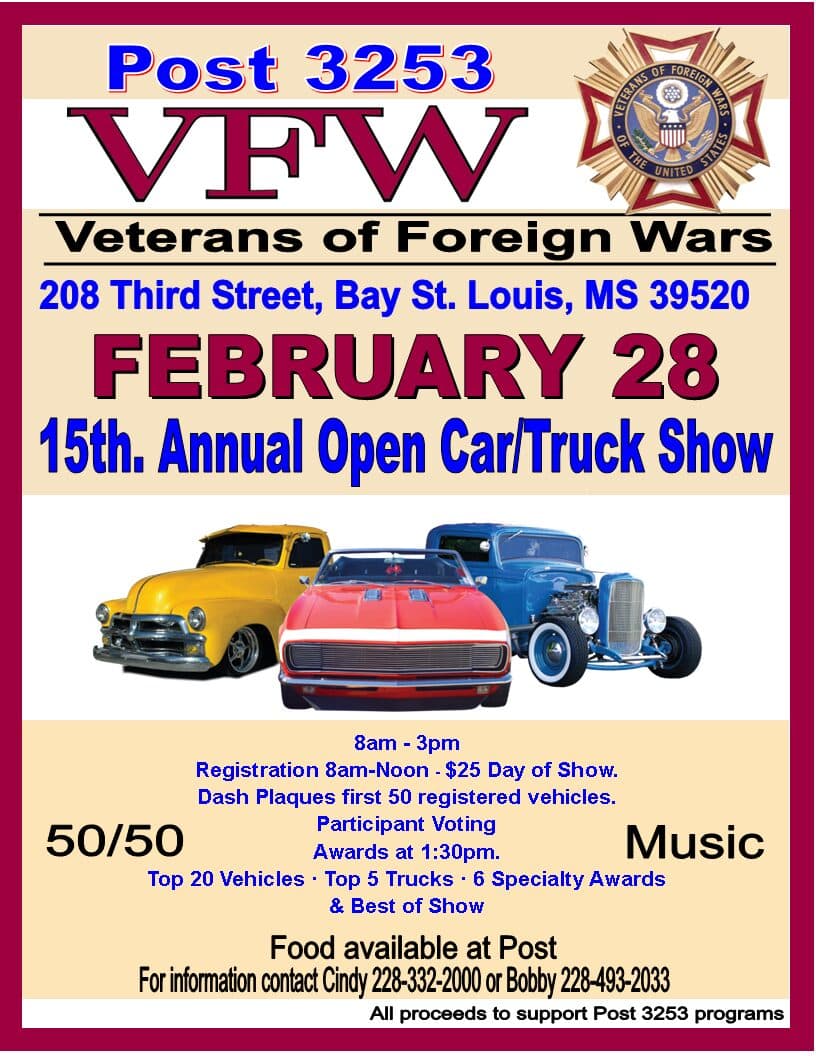 15th Annual VFW Open Car/Truck Show