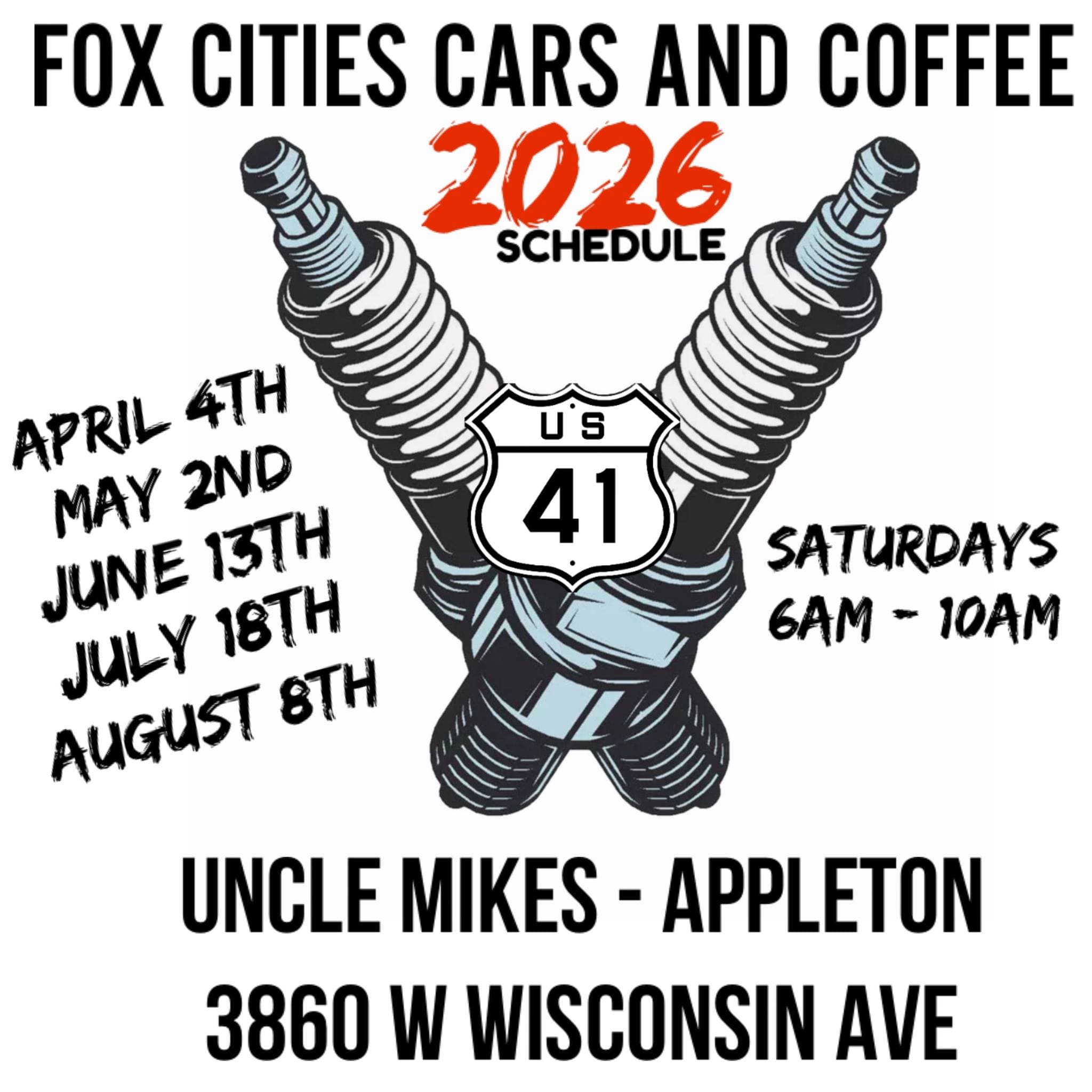 Fox Cities Cars and Coffee - June 13, 2026