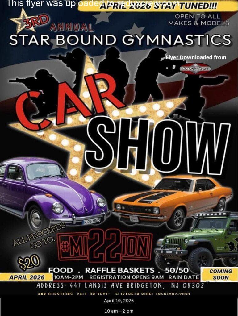 3rd Annual Star Bound Gymnastics Car Show