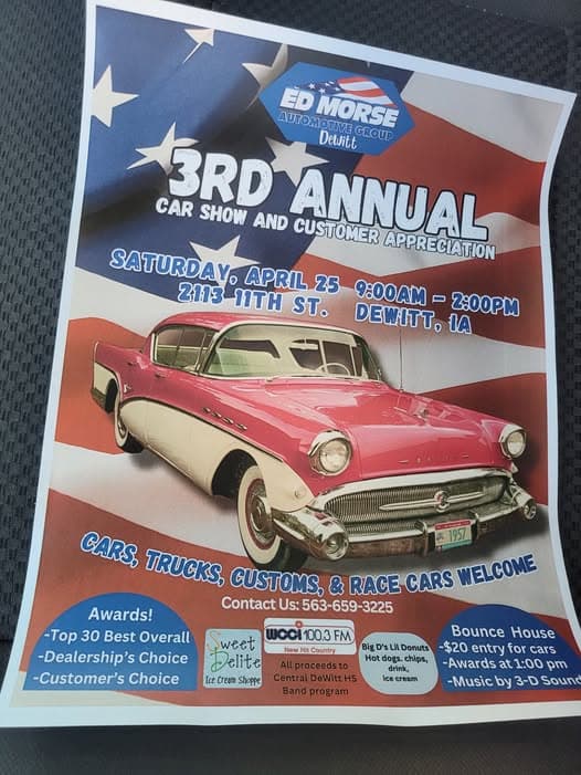 3rd Annual Car Show and Customer Appreciation