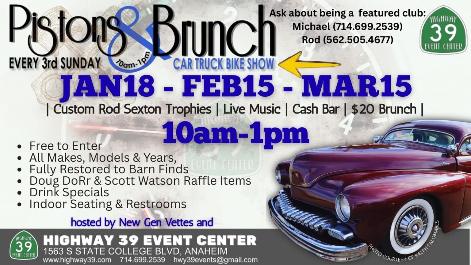 Pistons & Brunch Car Truck Bike Show