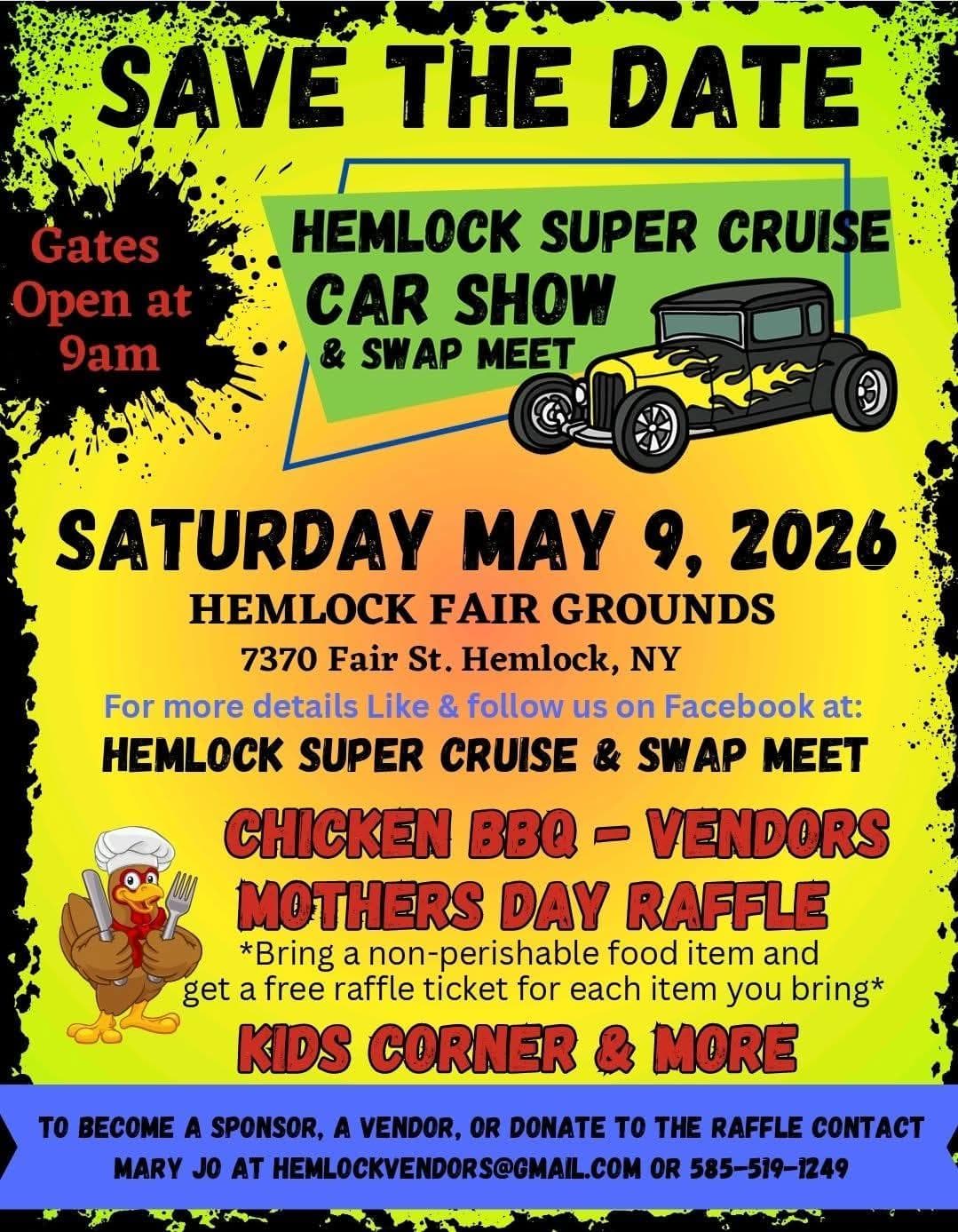 Hemlock Super Cruise Car Show & Swap Meet