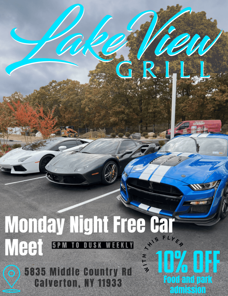 Lake View Grill Monday Car Meet