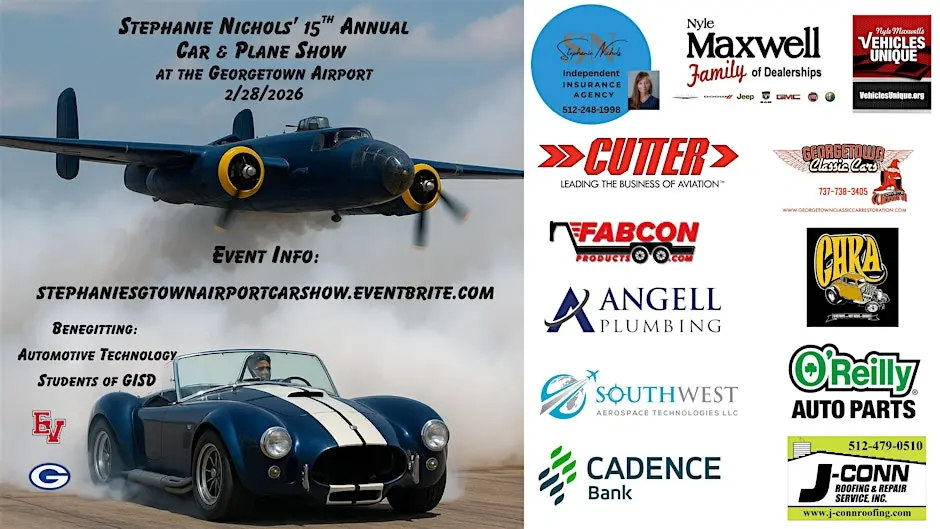 Stephanie Nichols' 15th Annual Car & Plane Show