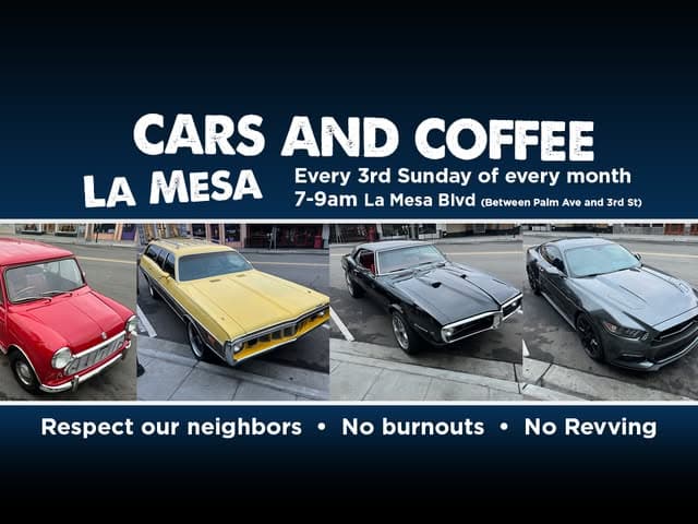 Cars & Coffee La Mesa