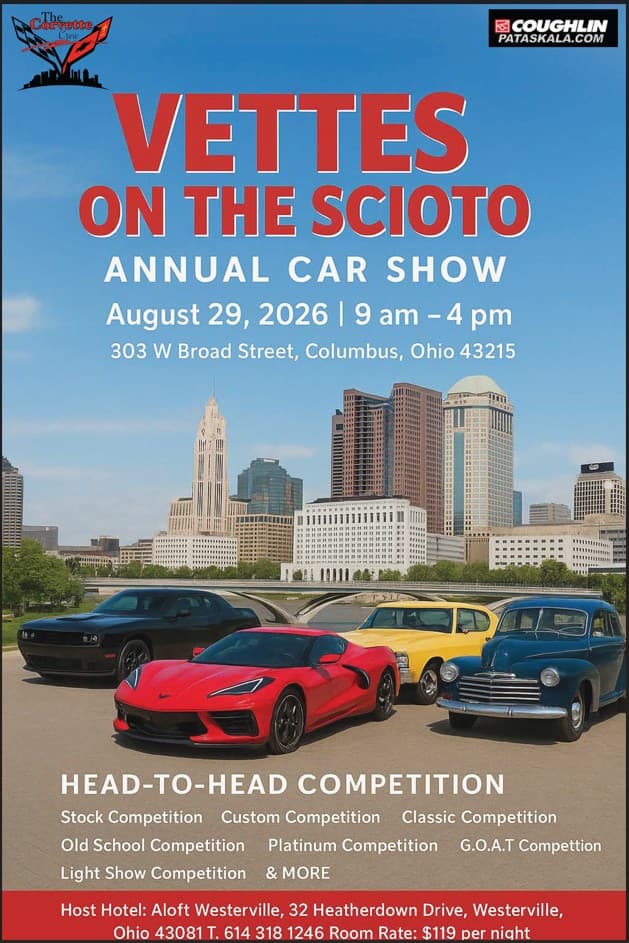Vettes on the Scioto All Vehicle Show
