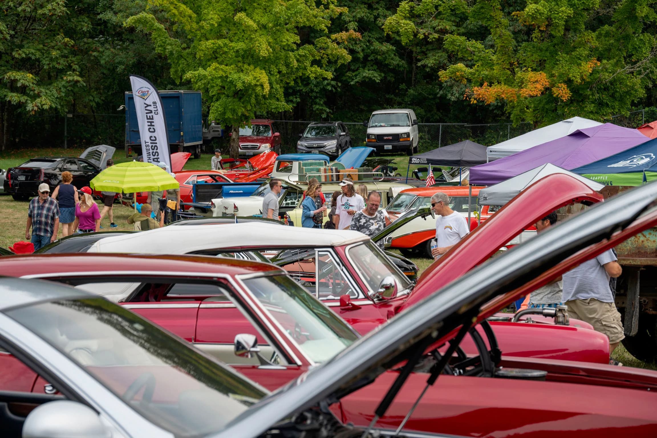 Cars on the Green